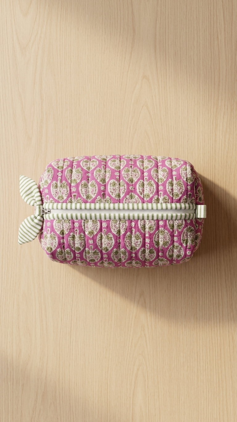 Pouch Set - Berry Pink or Magenta