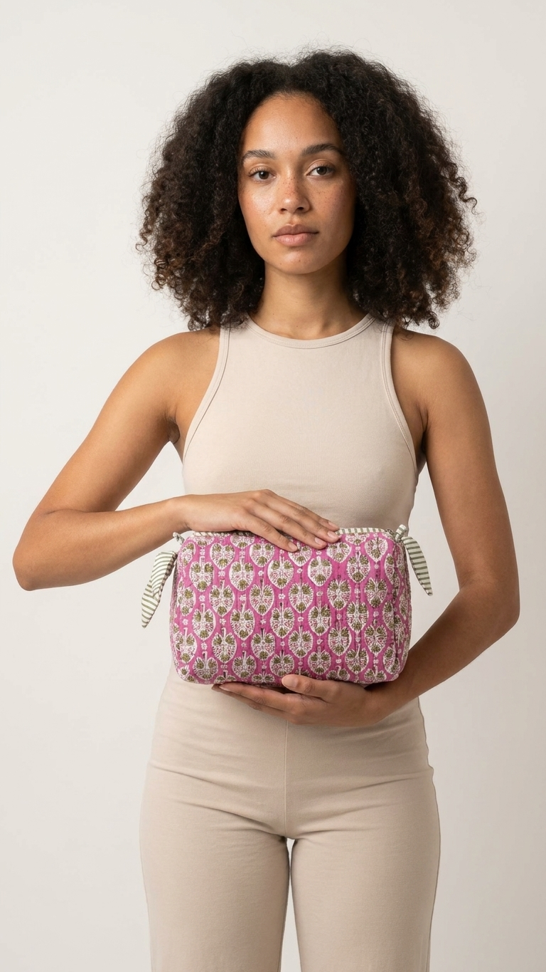 Pouch Set - Berry Pink or Magenta