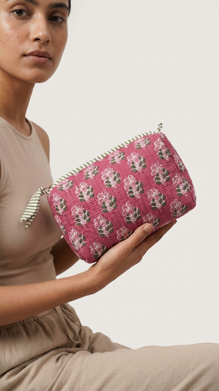 Pouch Set - Royal Pink - Hot Pink