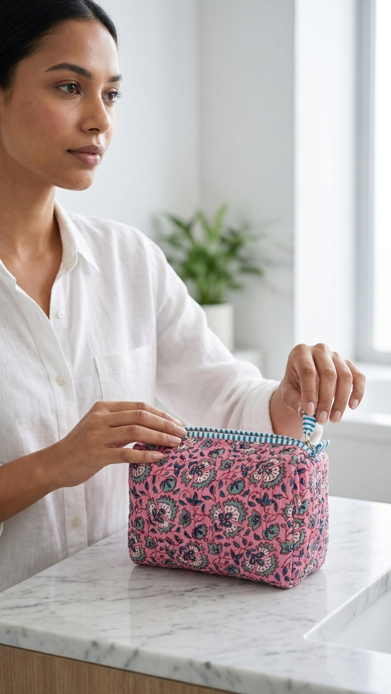 Pouch Set - Berry Pink or Magenta
